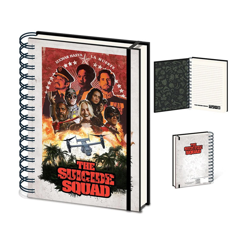 The Suicide Squad - Jungle A5 Wiro Notebook - دفتر